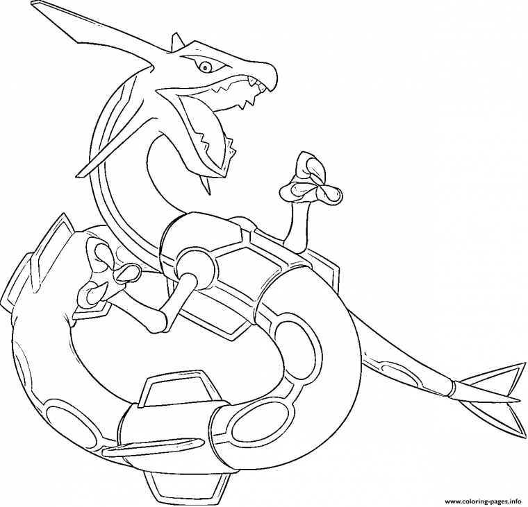 rayquaza pokemon ausmalbilder