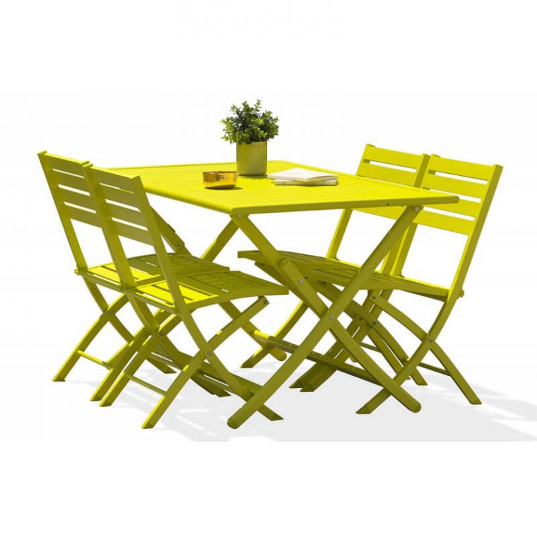 table de jardin 4 chaises