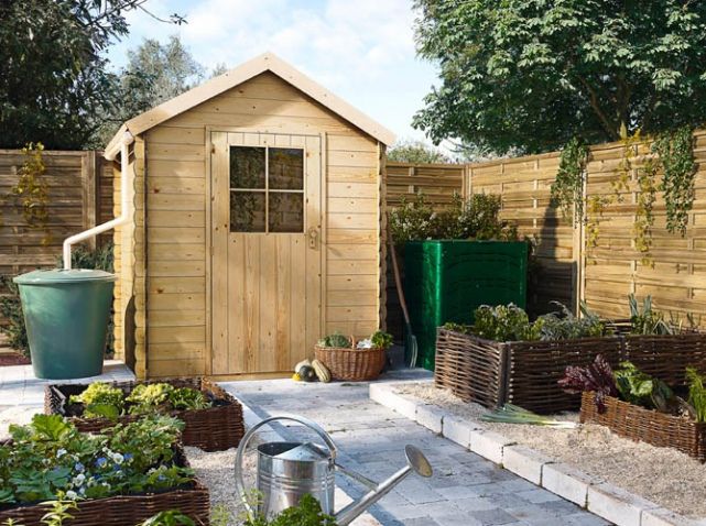 cabane de jardin en tole pas cher