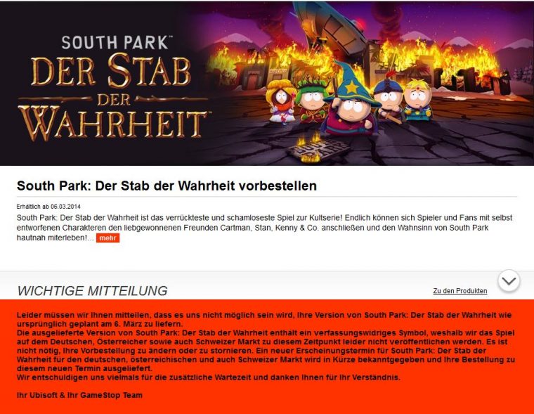 south park stab der wahrheit trophäen