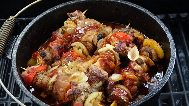 dutch oven rezepte schaschlik