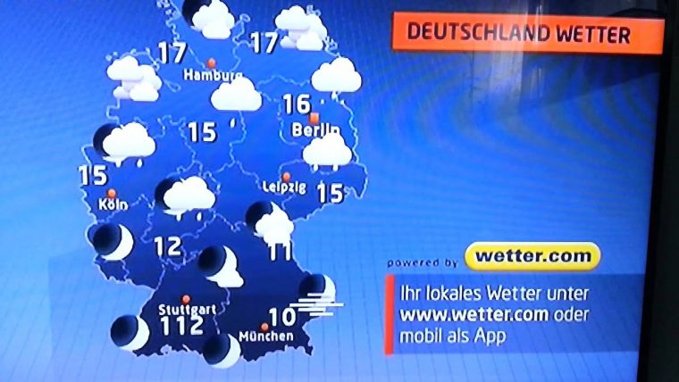 wetter in celsius anzeigen