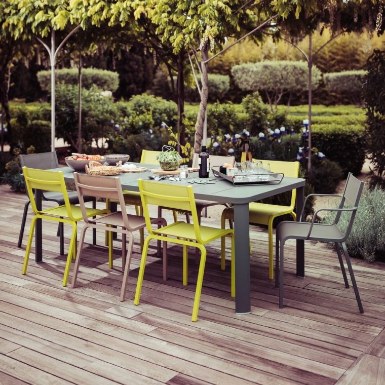 soldes table de jardin