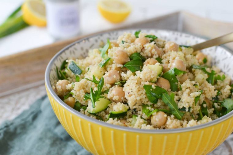 couscous salat mit thunfisch und kichererbsen