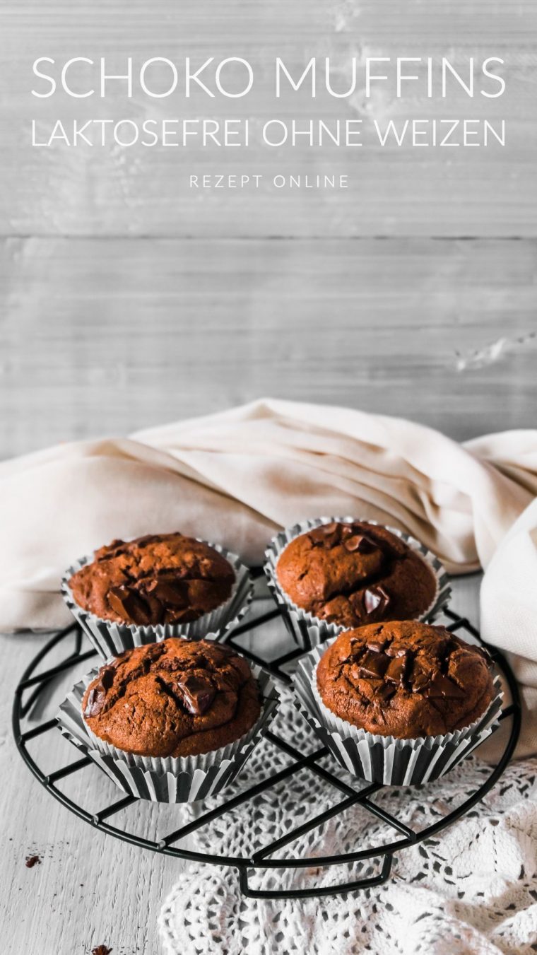 laktosefreie muffins schoko