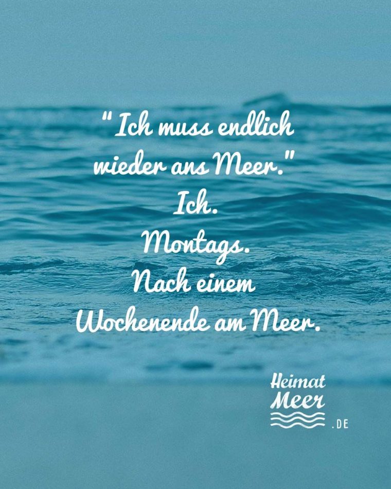 spruch sturm meer