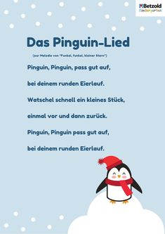 pitsch patsch pinguin text