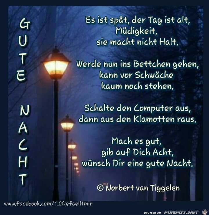 die nacht gedicht