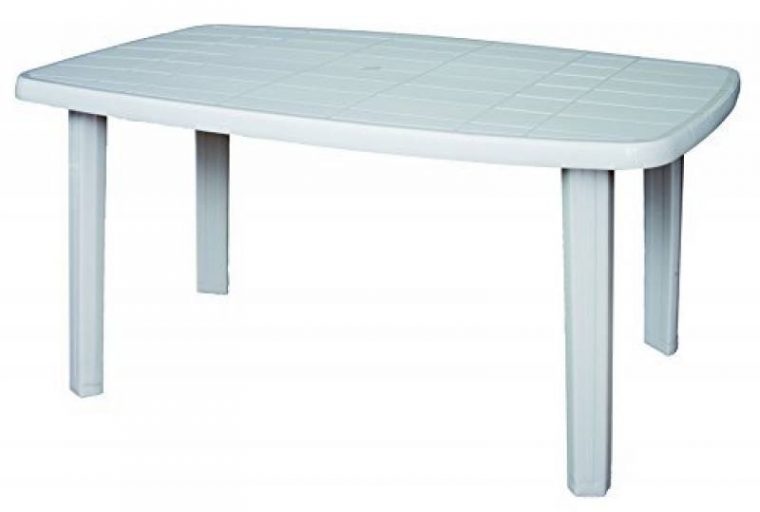 table en plastique de jardin