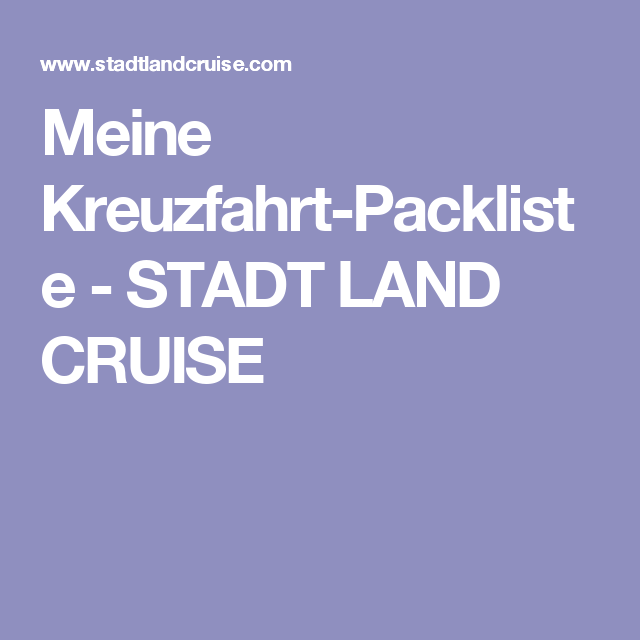 packliste karibik kreuzfahrt