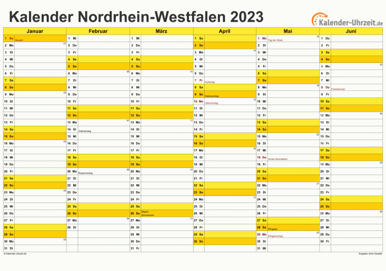 kalender niedersachsen 2024