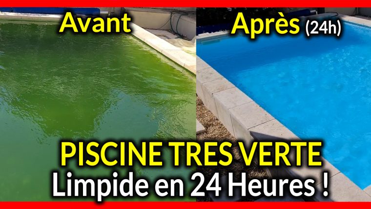 piscine verte malgré chlore choc