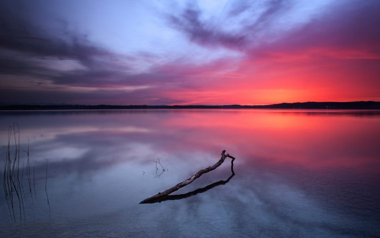 sonnenuntergang starnberger see