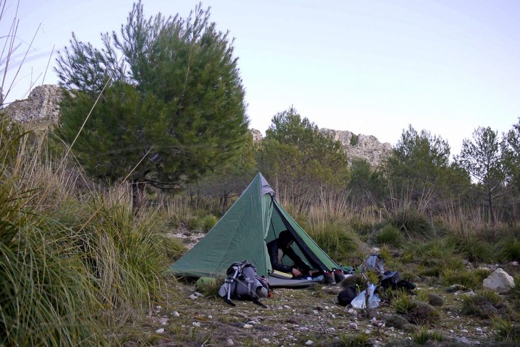 zelten auf mallorca