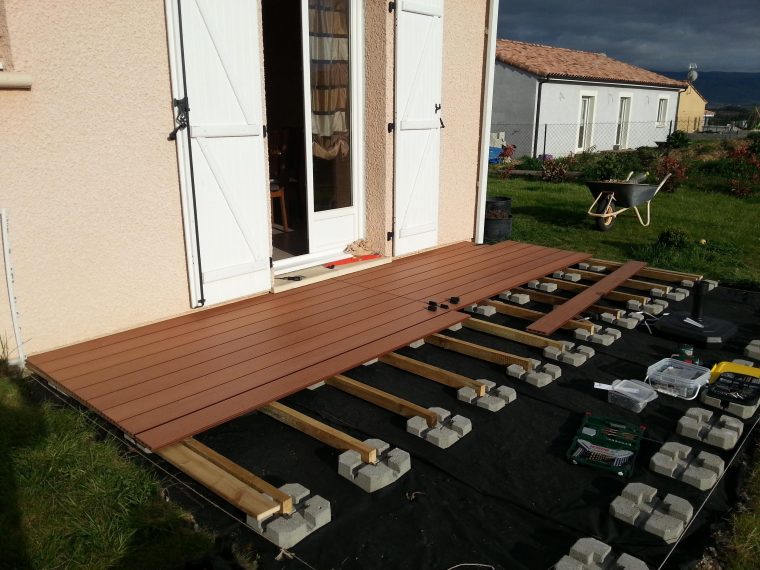 revetement de terrasse en bois composite