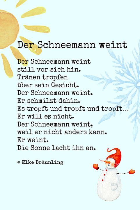 erwin der dicke schneemann text