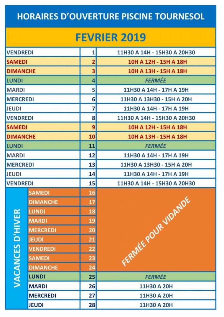 piscine tournesol sens