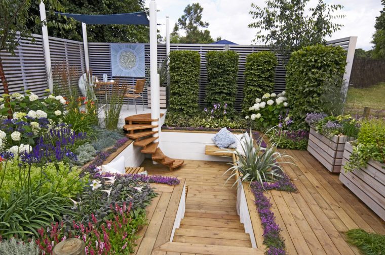 modele de jardin moderne