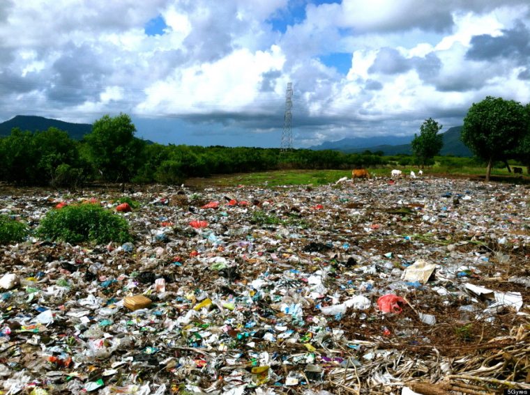 pollution de la terre