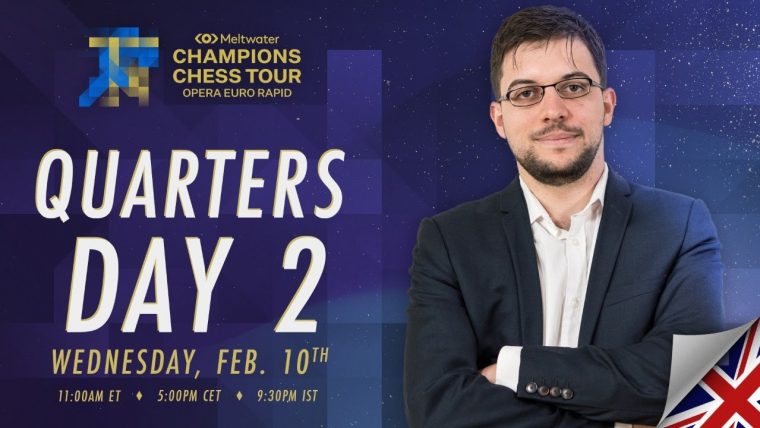 $1.5M Meltwater Champions Chess Tour: Opera Euro Rapid serapportantà Meltwater Chess