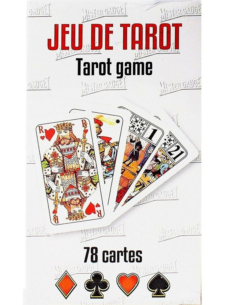 1 Jeu De Tarot 78 Cartes A Jouer De Luxe Societe  Ebay à Jeu De Carte