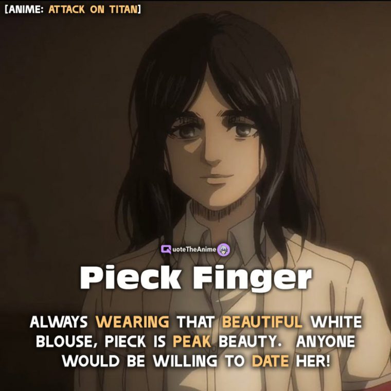 11+ Best Winter Waifus Of 2021 That You Can Dream About avec Pieck Finger