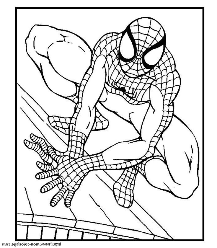 167 Dessins De Coloriage Spiderman À Imprimer Sur encequiconcerne Tete De Spiderman A Imprimer 
