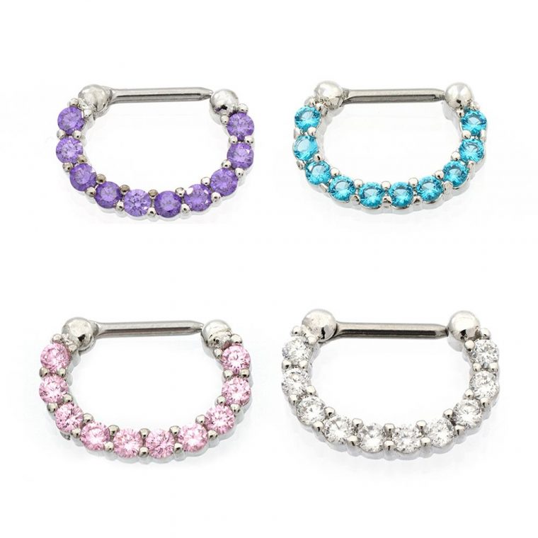 16Ga Septum Clicker Cartilage, Rook, Daith Single Line dedans Septum Clicker 16Ga Septum Clicker Cartilage, Rook, Daith Single Line dedans Septum Clicker