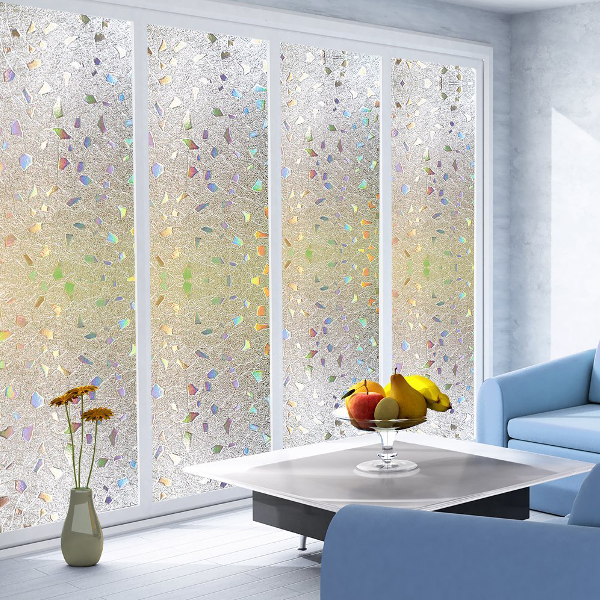 24&amp;quot;X47&amp;quot; 3D Privacy Window Films Sticker Non Adhesive destiné Berkeley Privacy Window Tinting 