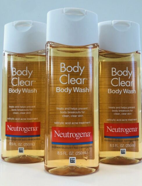 3 X Neutrogena Body Clear Body Wash ( 8.5 Oz Each )  Ebay intérieur Neutrogena Body Lotion Boots 