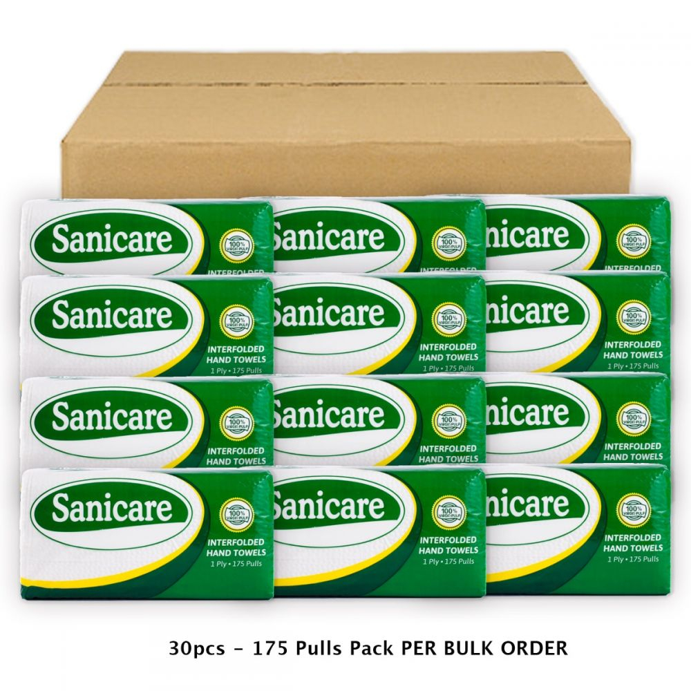 30 Pcs - Sanicare Regular 1 Ply Interfolded Paper Towel avec Scpa Share Price 
