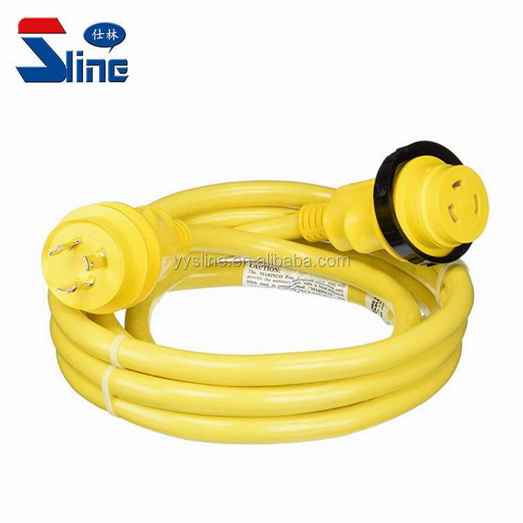 30A Nema L5-30 Marine Shore Power Extension Cord Plug L5 dedans Nema Yacht 