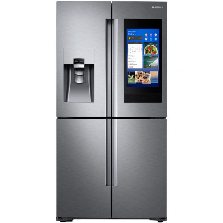 4-Door Flex Refrigerator Family Hub 3.0, Akg Speaker By avec Samsung Flex Door