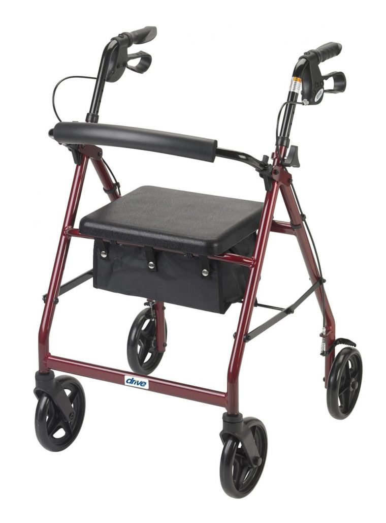 4-Wheel Rollator – On The Mend Medical Supplies & Equipment encequiconcerne On The Mend Southbury Ct