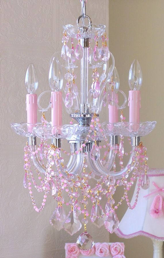 43 Best Shabby Chic Chandeliers Images On Pinterest serapportantà Shabby Chic Pink Chandelier 