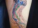 50+ Watercolor Jellyfish Tattoo Designs &amp; Ideas (2020 avec Jellyfish Tattoo Simple