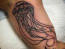 50+ Watercolor Jellyfish Tattoo Designs &amp; Ideas (2020 dedans Jellyfish Tattoo Simple