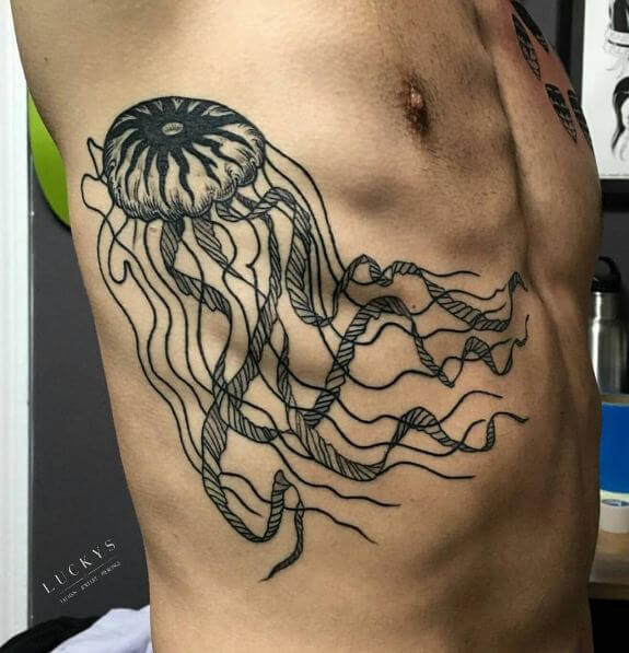 50+ Watercolor Jellyfish Tattoo Designs &amp;amp; Ideas (2020 pour Jellyfish Tattoo Simple 