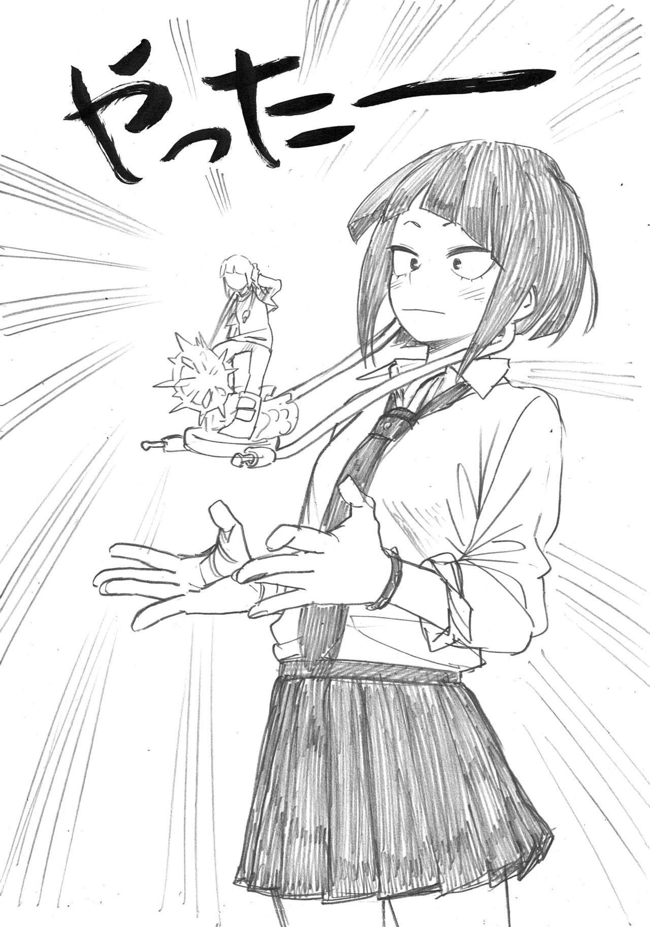 A Blog About My Interests — New Kyoka Jiro Illustration By concernant Horikoshi Sketches 