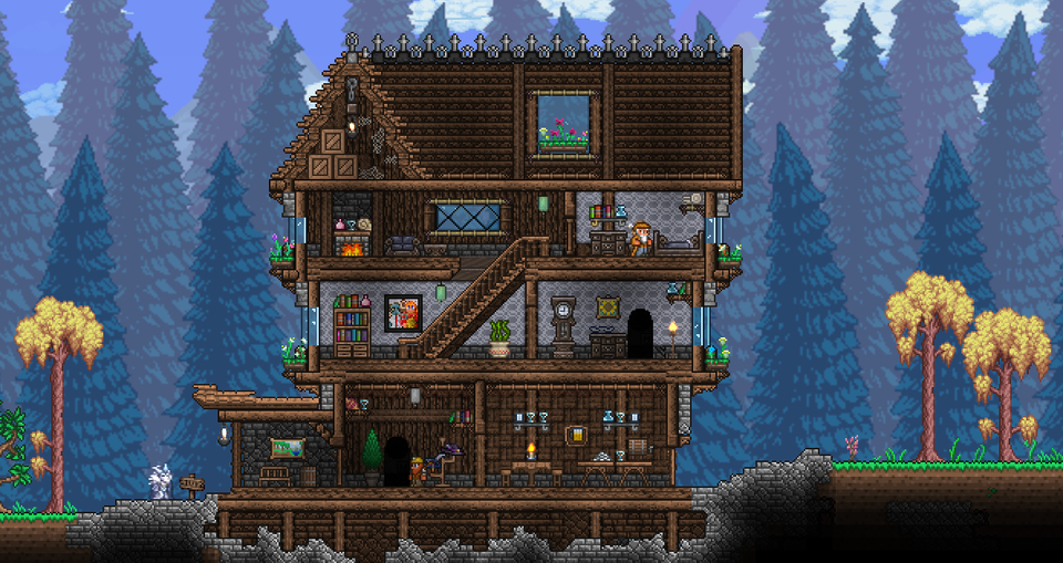 A Little Inn, Heavily Inspired By Ubigmanting0W0 à Terraria Reddit 