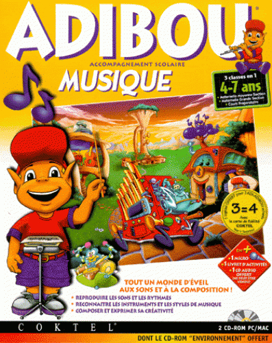 Adibou : Musique (2000) - Jeu Vidéo - Senscritique serapportantà Adibou Jeu Pc 
