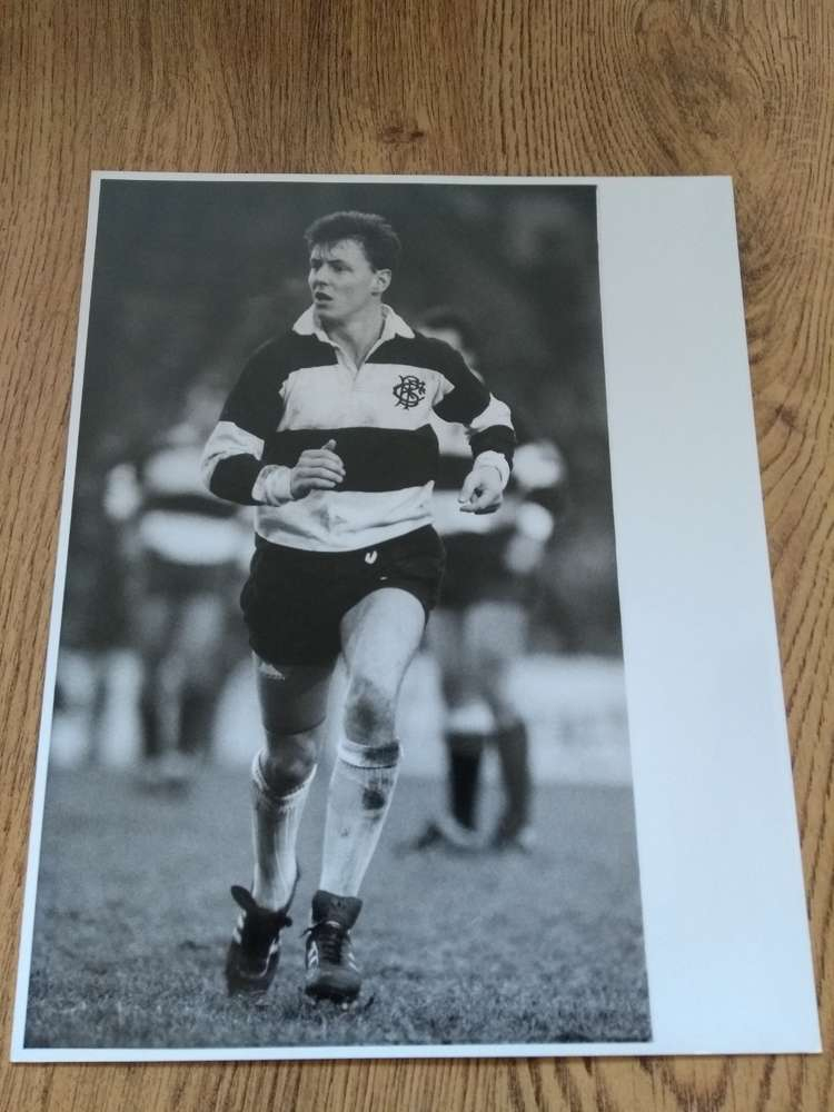 Adrian Davies - Barbarians Original Rugby Photograph concernant Nick Greenstock 