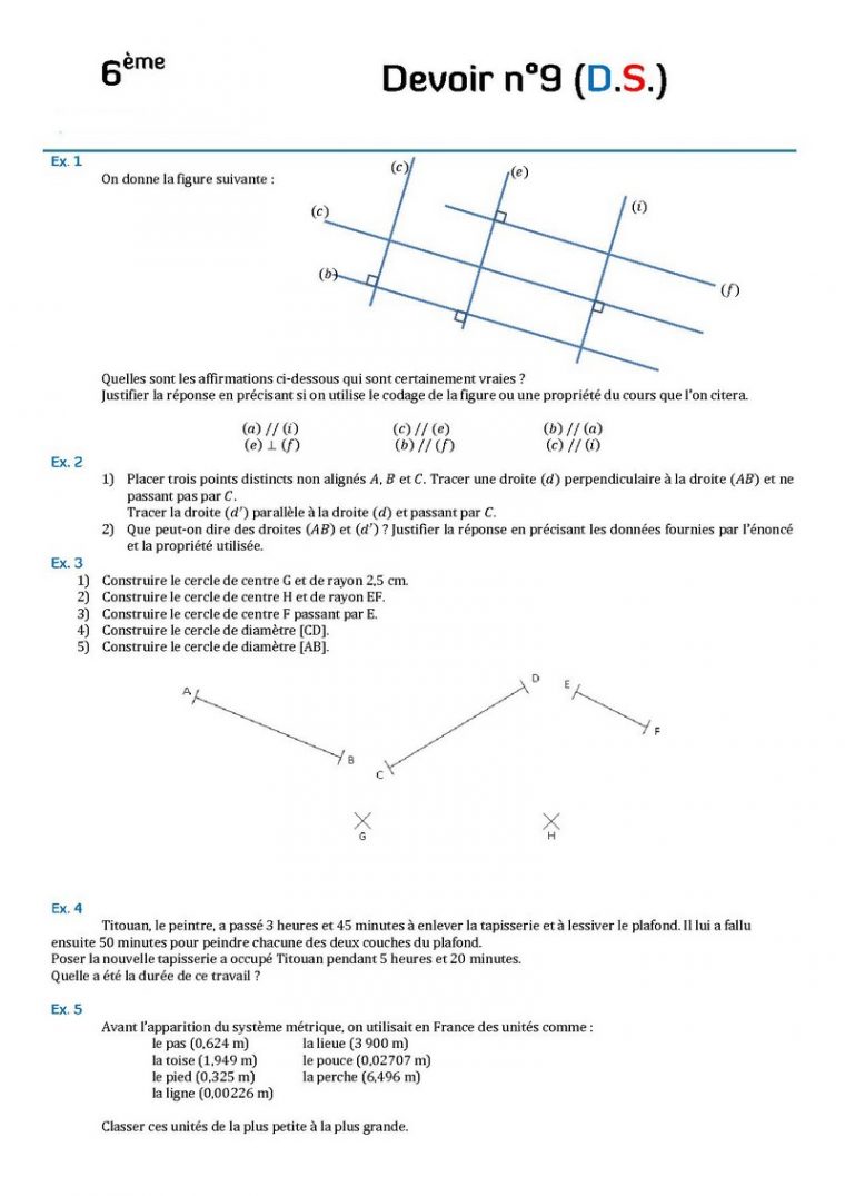 Aide Aux Devoir: Dm De Maths 6Eme pour Digischool Maths