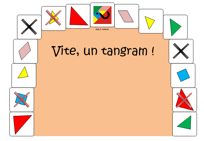 Amiscol: Jeu Du Tangram avec Tangram Bout De Gomme 