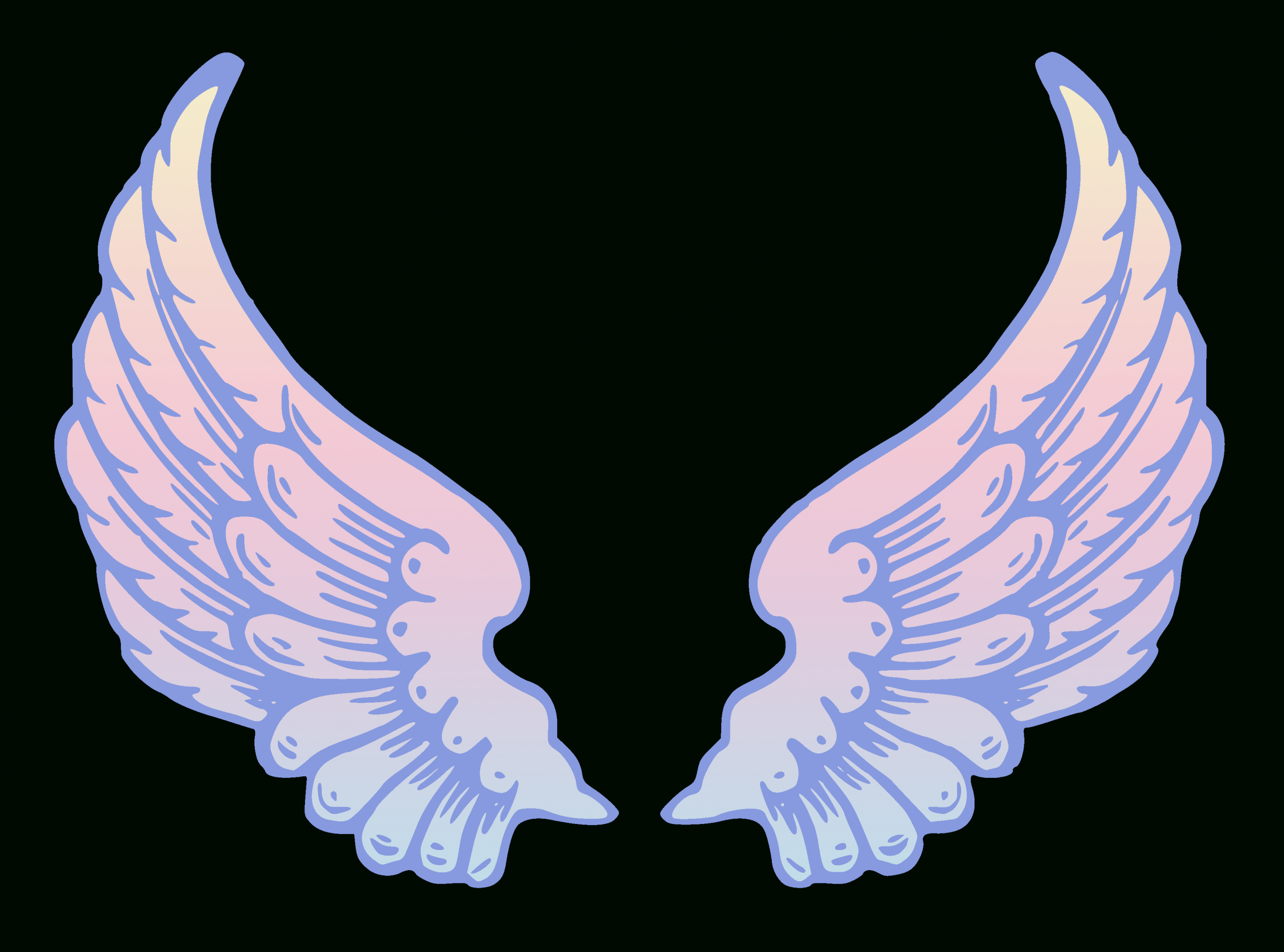 Angel Drawing Clip Art - Angel Wings Png Download - 3452 tout Angel Wings Png 