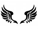 Angel Wings Silhouette - Clipart Best dedans Wing Clipart