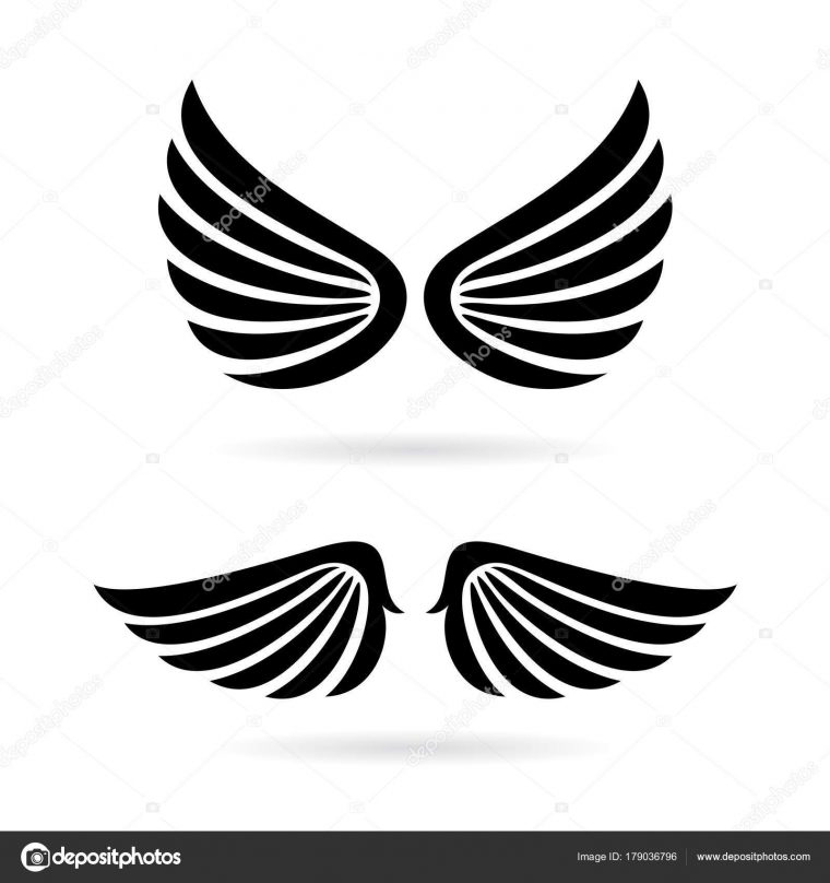 Angel Wings Vector Icon — Stock Vector © Arcady #179036796 intérieur Wings Vector