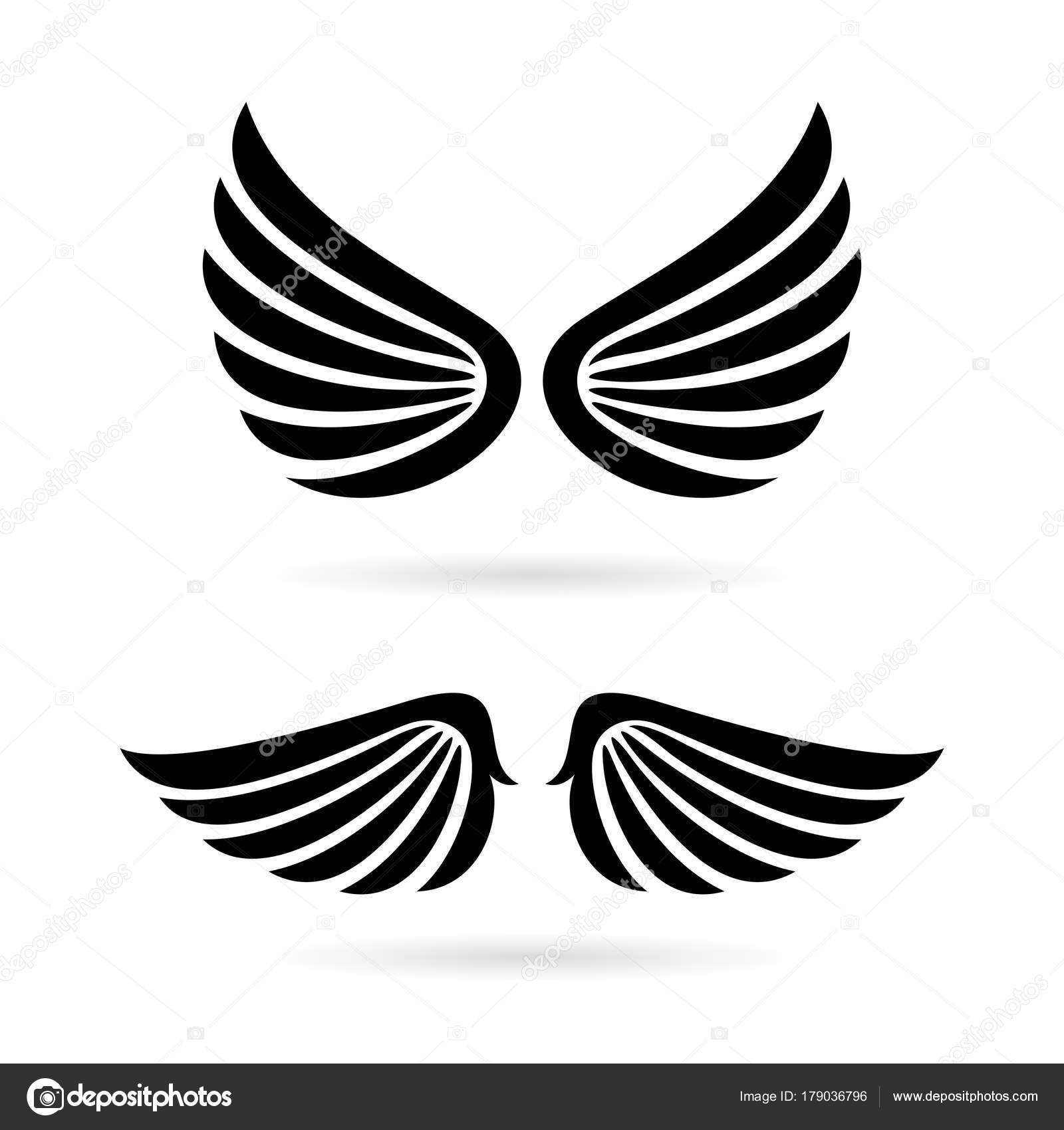 Angel Wings Vector Icon — Stock Vector © Arcady #179036796 intérieur Wings Vector 