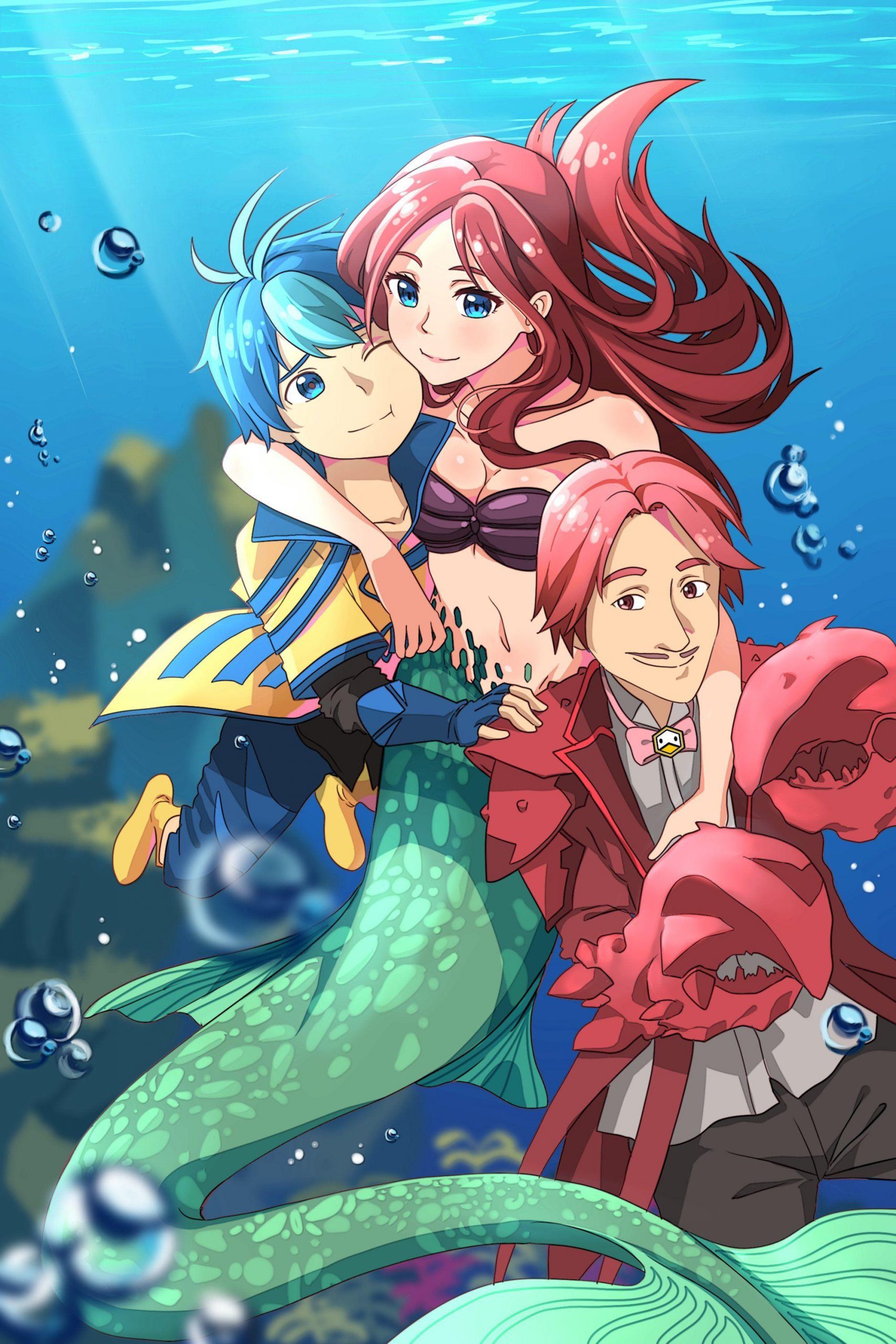 Anime Mermaids Wallpapers - Wallpaper Cave avec Wallpaper Deviantart 