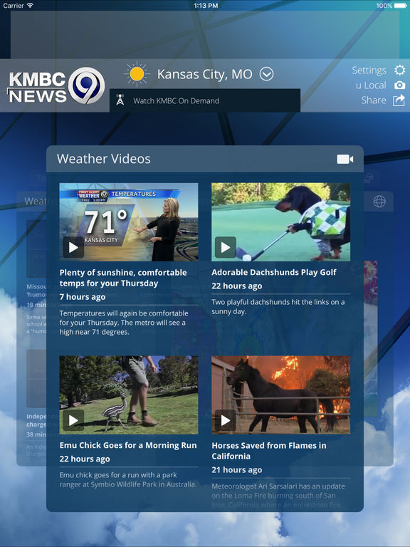 App Shopper: First Alert Weather From Kmbc 9 News Kansas à Kmbc 9 Weather 